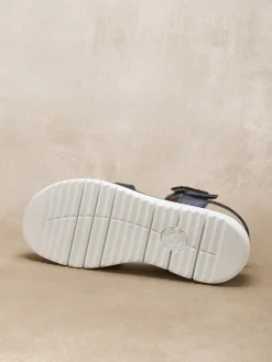 Sandales à scratch avec boucle fantaisie