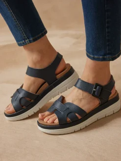 Sandales à scratch avec boucle fantaisie