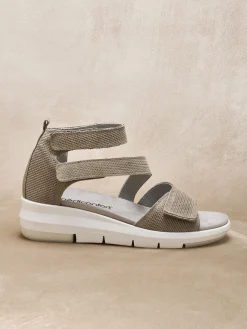 Sandales à scratchs aérosemelle amovible