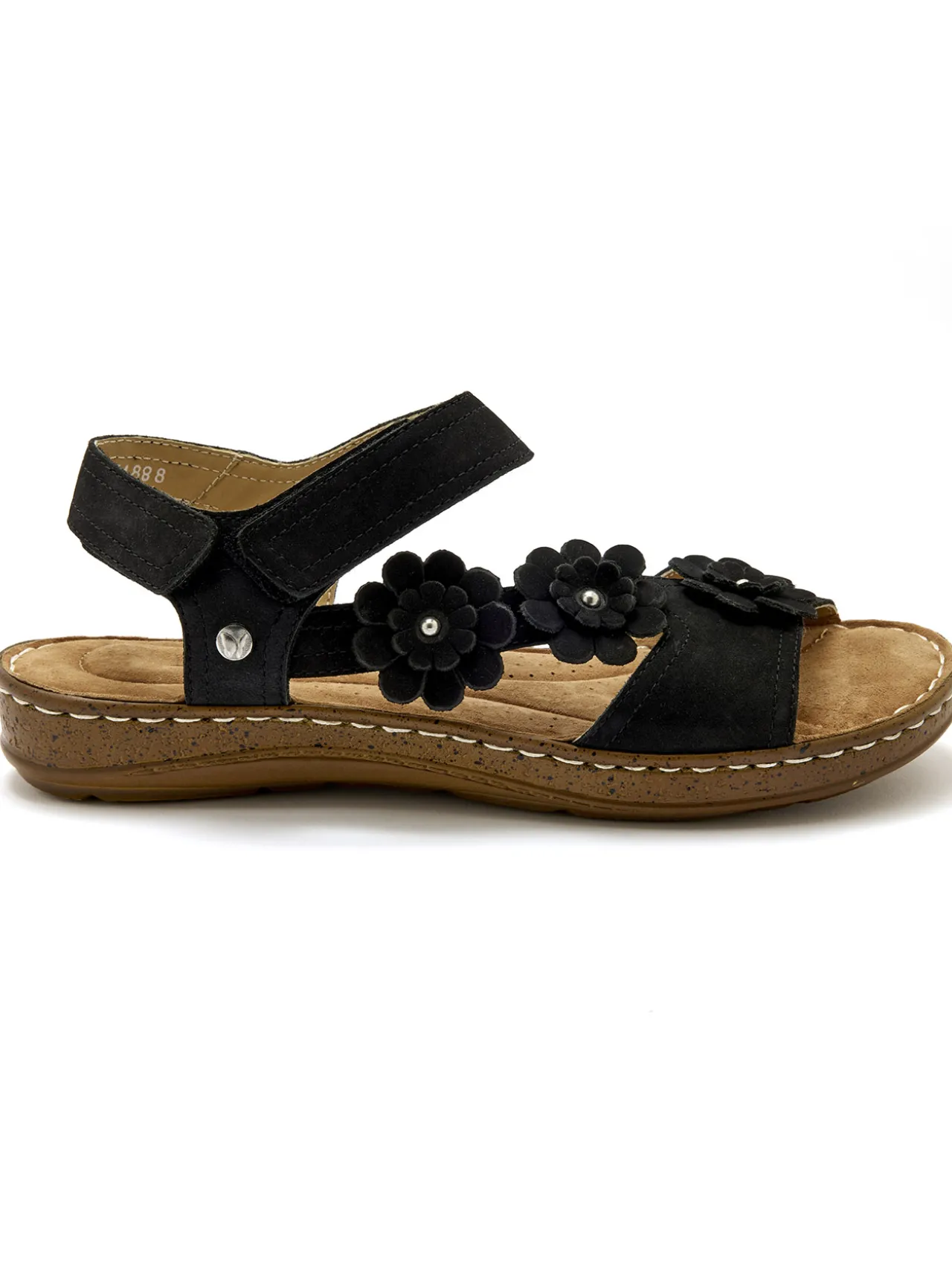 Sandales avec scratchs à la cheville