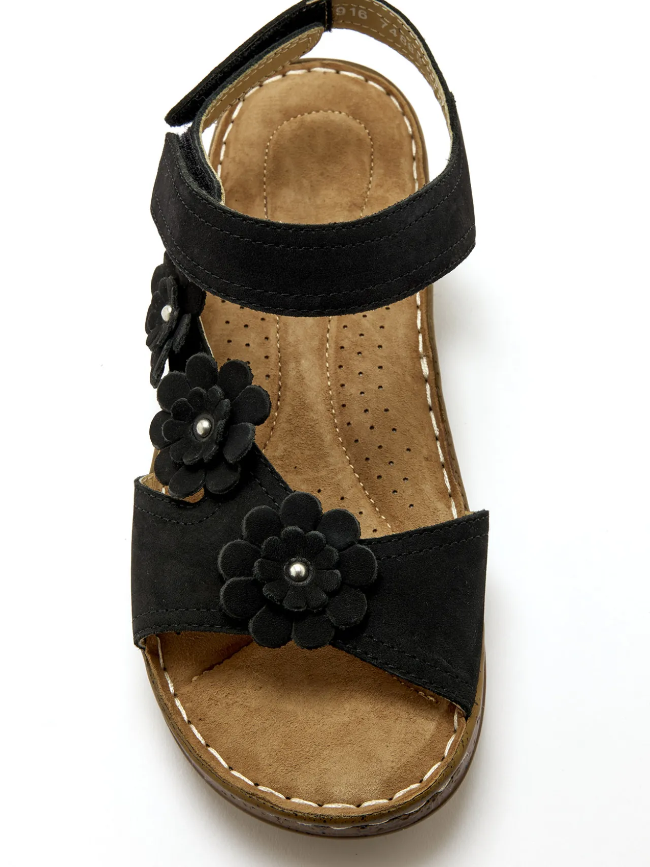 Sandales avec scratchs à la cheville