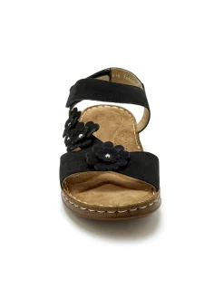 Sandales avec scratchs à la cheville