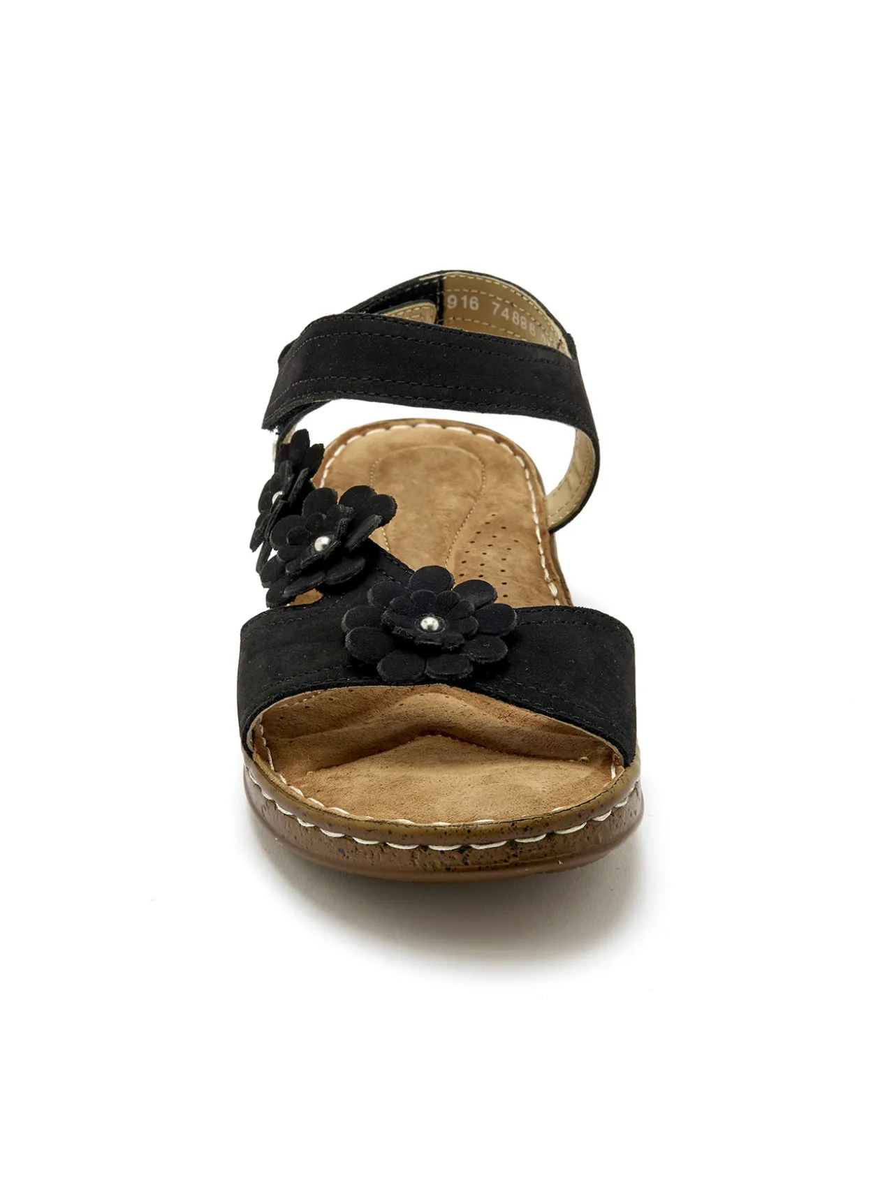 Sandales avec scratchs à la cheville