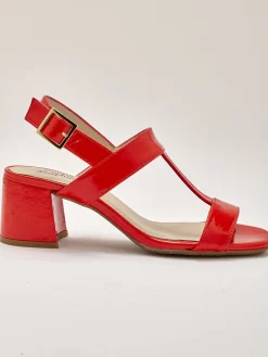 Sandales cuir à talon