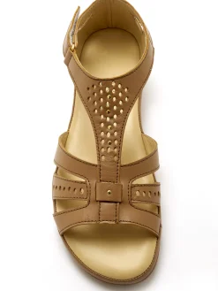 Sandales cuir ajouré