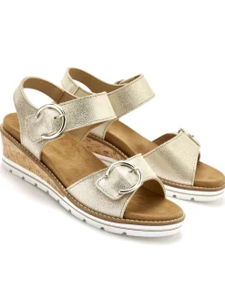 Sandales double scratch semelle amovible