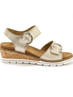 Sandales double scratch semelle amovible