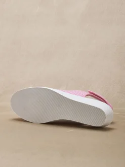 Sandales en toile ouverture totale