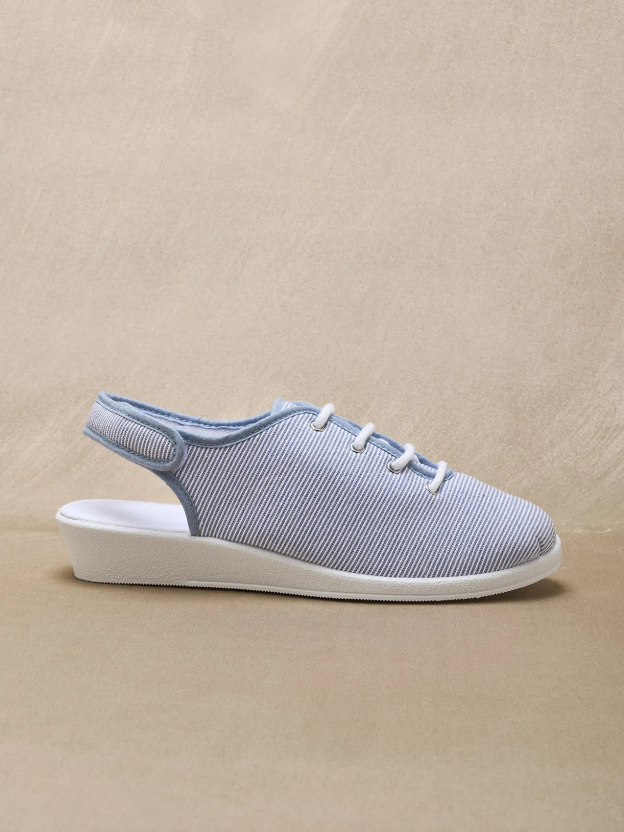 Sandales en toile ouverture totale