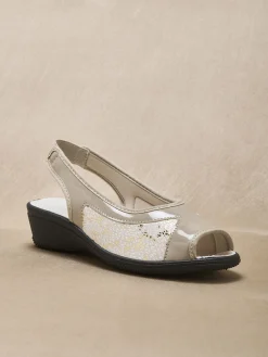 Sandales extensibles élastique arrière