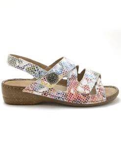 Sandales extra larges ouverture totale