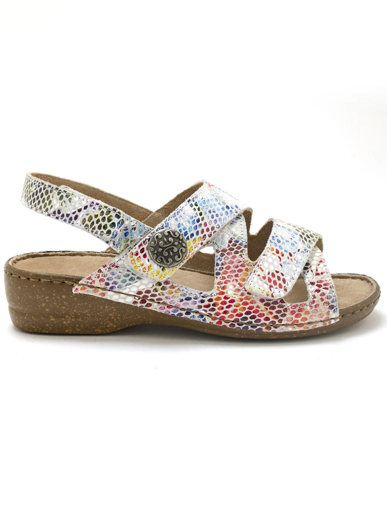 Sandales extra larges ouverture totale