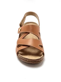 Sandales extra larges ouverture totale