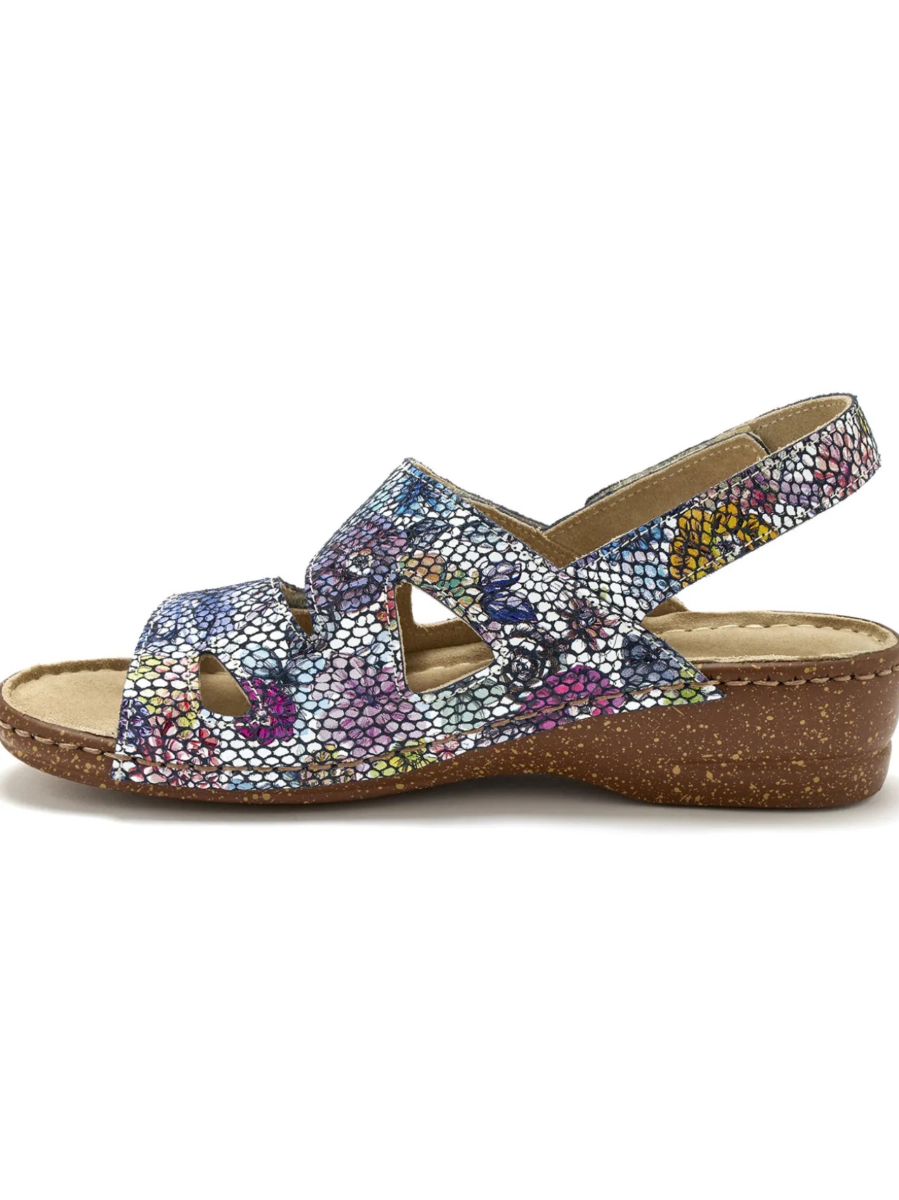 Sandales extra larges ouverture totale