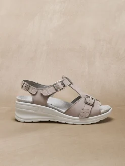 Sandales extra larges semelle amovible