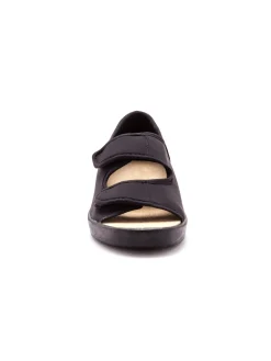 Sandales grande largeur maille extensibl