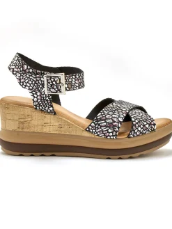 Sandales hautes compensées