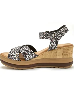 Sandales hautes compensées