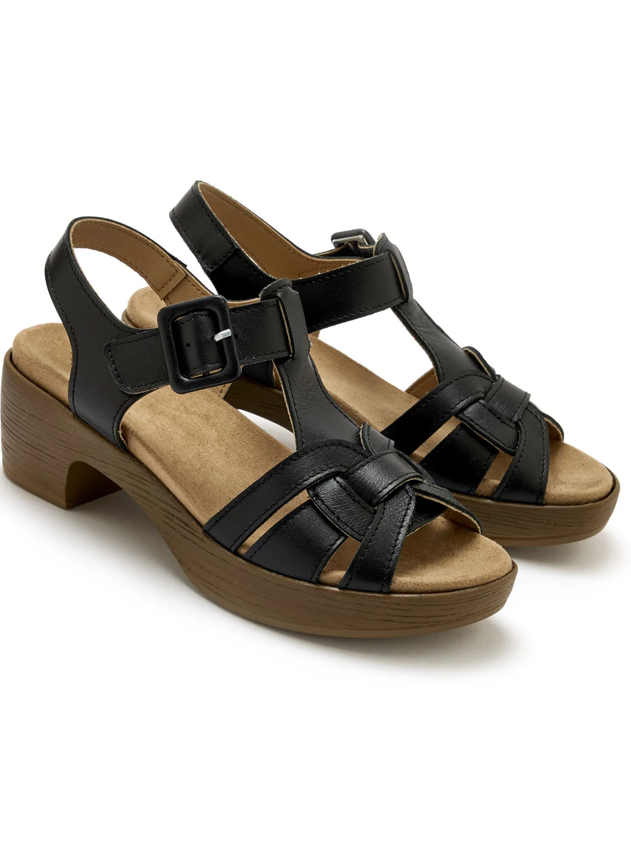 Sandales hautes scratch boucle fantaisie