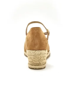 Sandales hautes style espadrilles