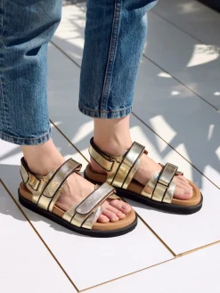 Sandales ouverture totale par scratchs