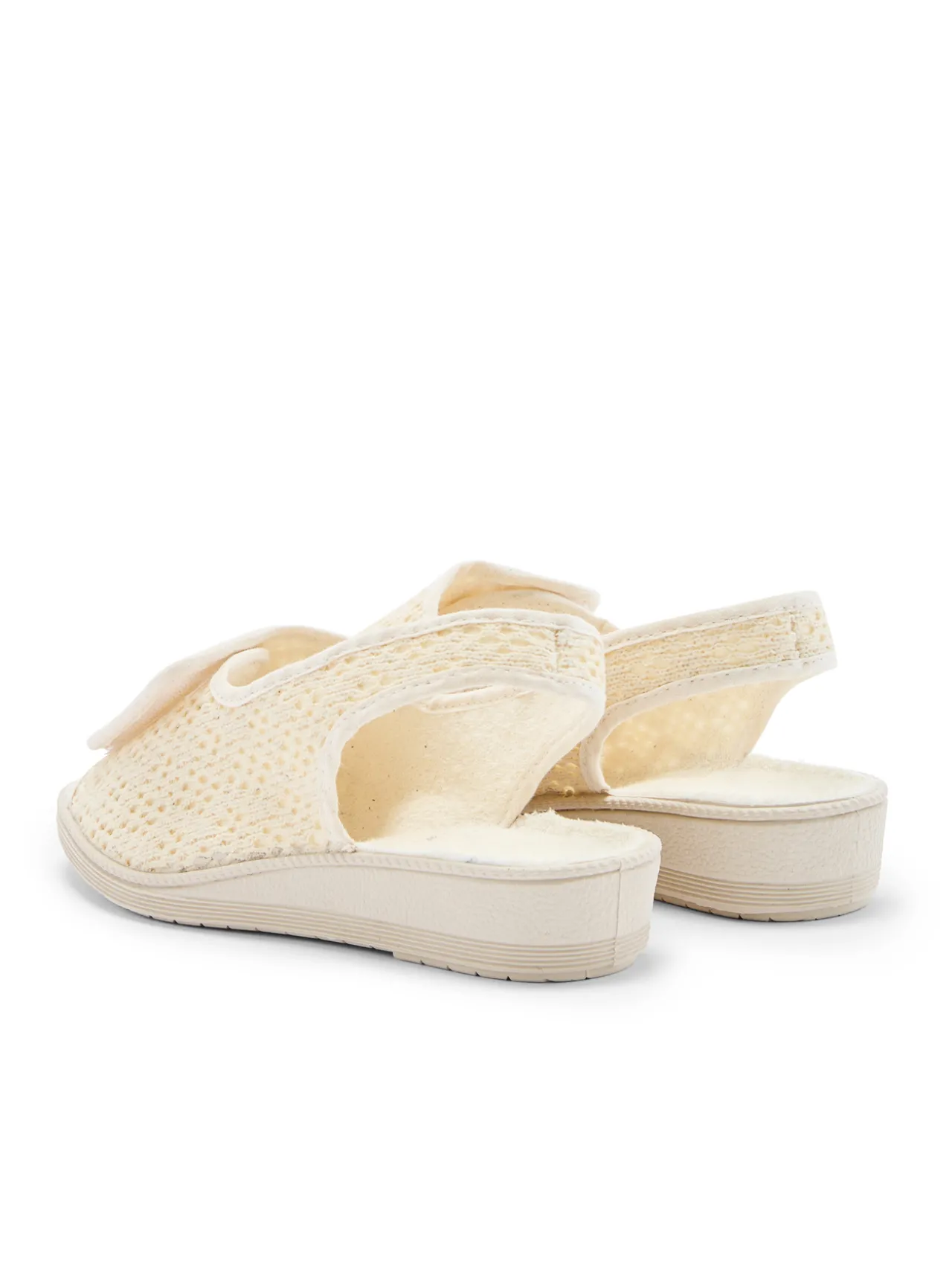 Sandales pantoufles ouverture totale