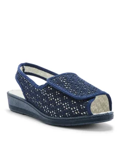 Sandales pantoufles ouverture totale