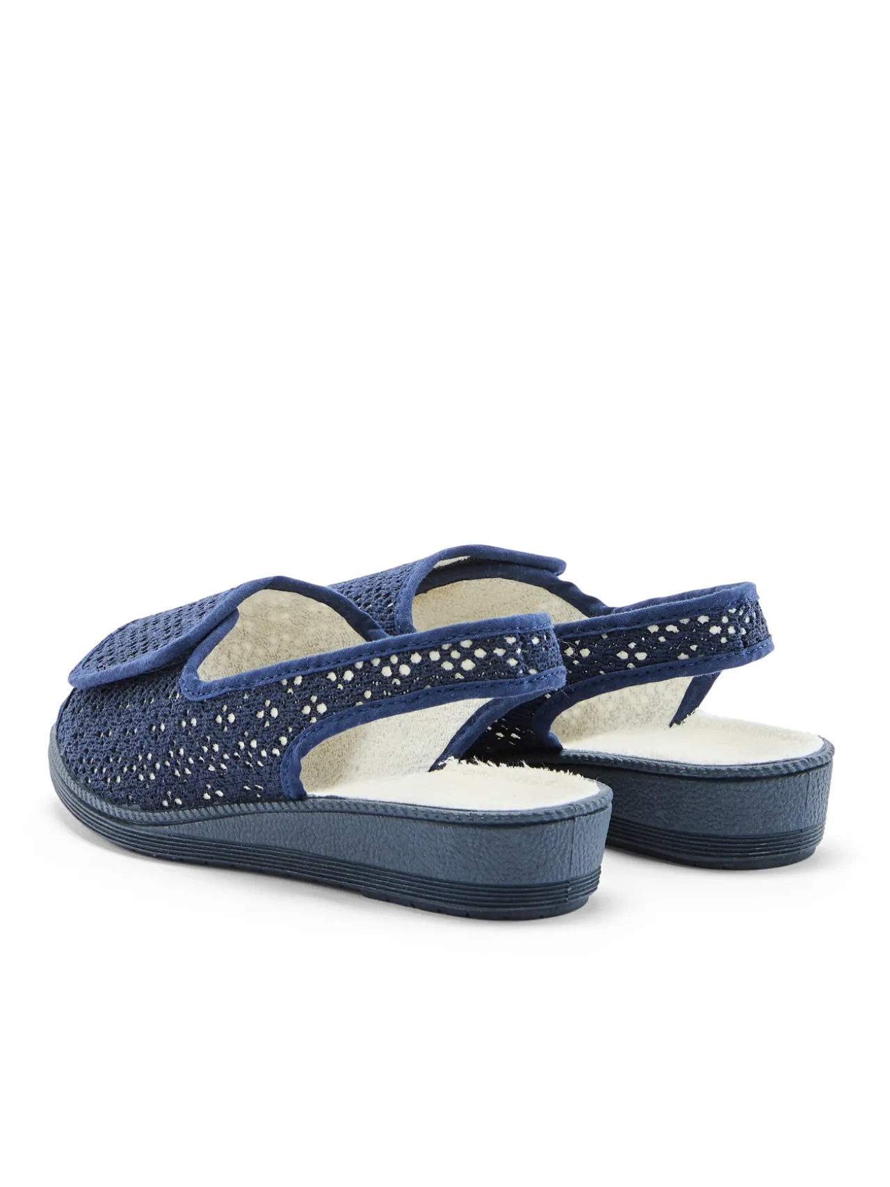 Sandales pantoufles ouverture totale