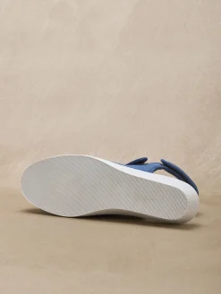 Sandales textile ouverture totale