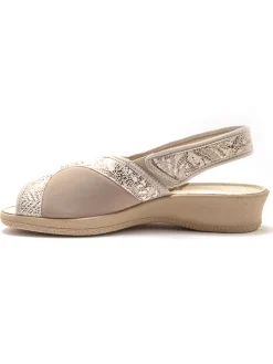 Sandales textile spécial hallux valgus