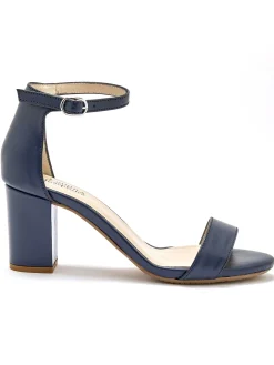 Sandales tout cuir à talon