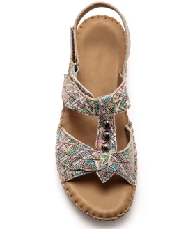 Sandales ultra souples en cuir