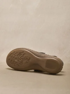 Sandales ultra souples en cuir