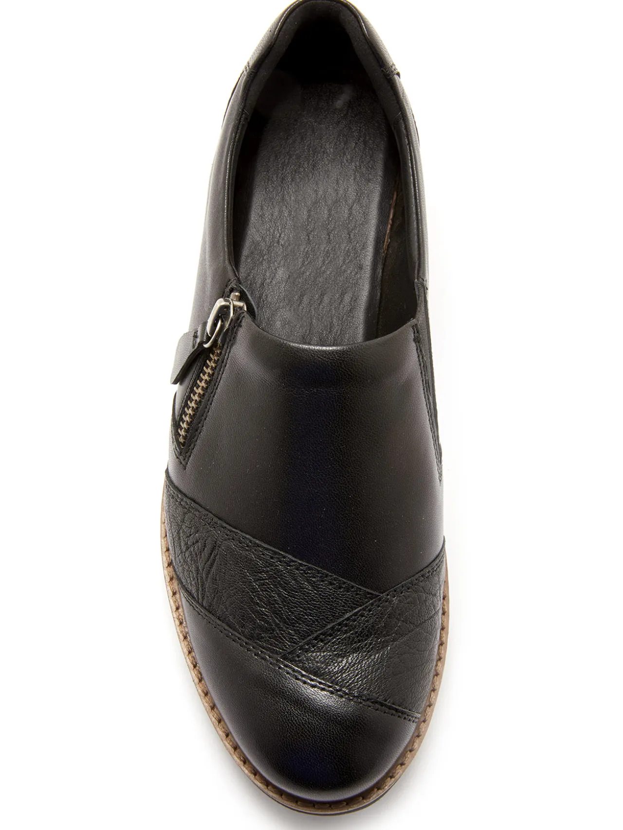 Sans-gêne cuir zippés et élastiqués