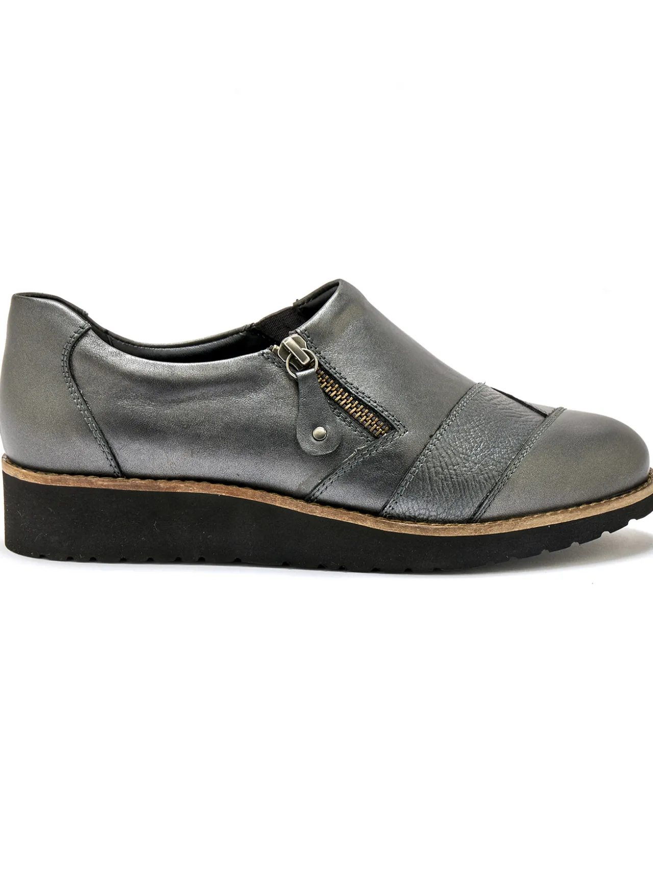 Sans-gêne cuir zippés et élastiqués