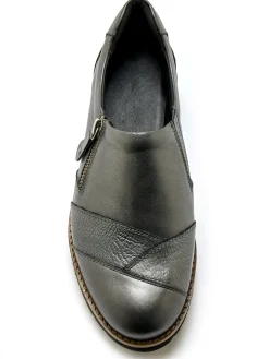 Sans-gêne cuir zippés et élastiqués