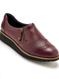 Sans-gêne cuir zippés et élastiqués