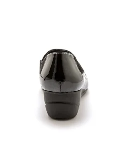 Sans-gêne en cuir largeur confort