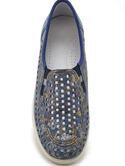 Sans-gêne en cuir perforés