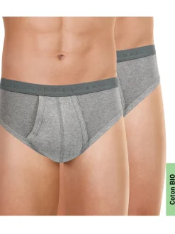 Slips ouverts taille haute, lot de 2