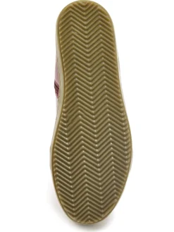 Sneakers montantes avec zip et lacets