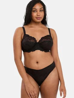 Soutien-gorge à armatures brodé Narcisse