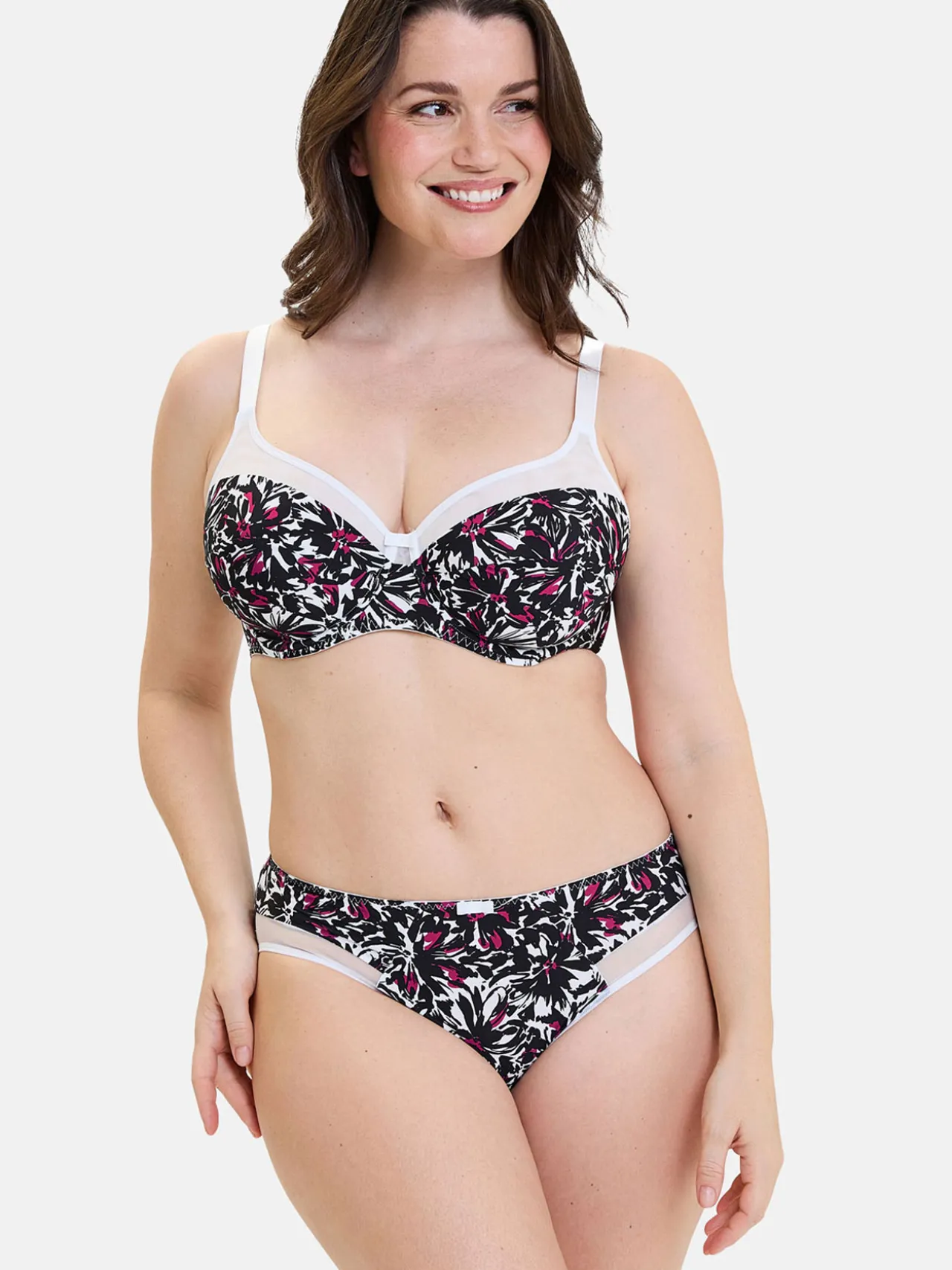Soutien-gorge à armatures microfibre