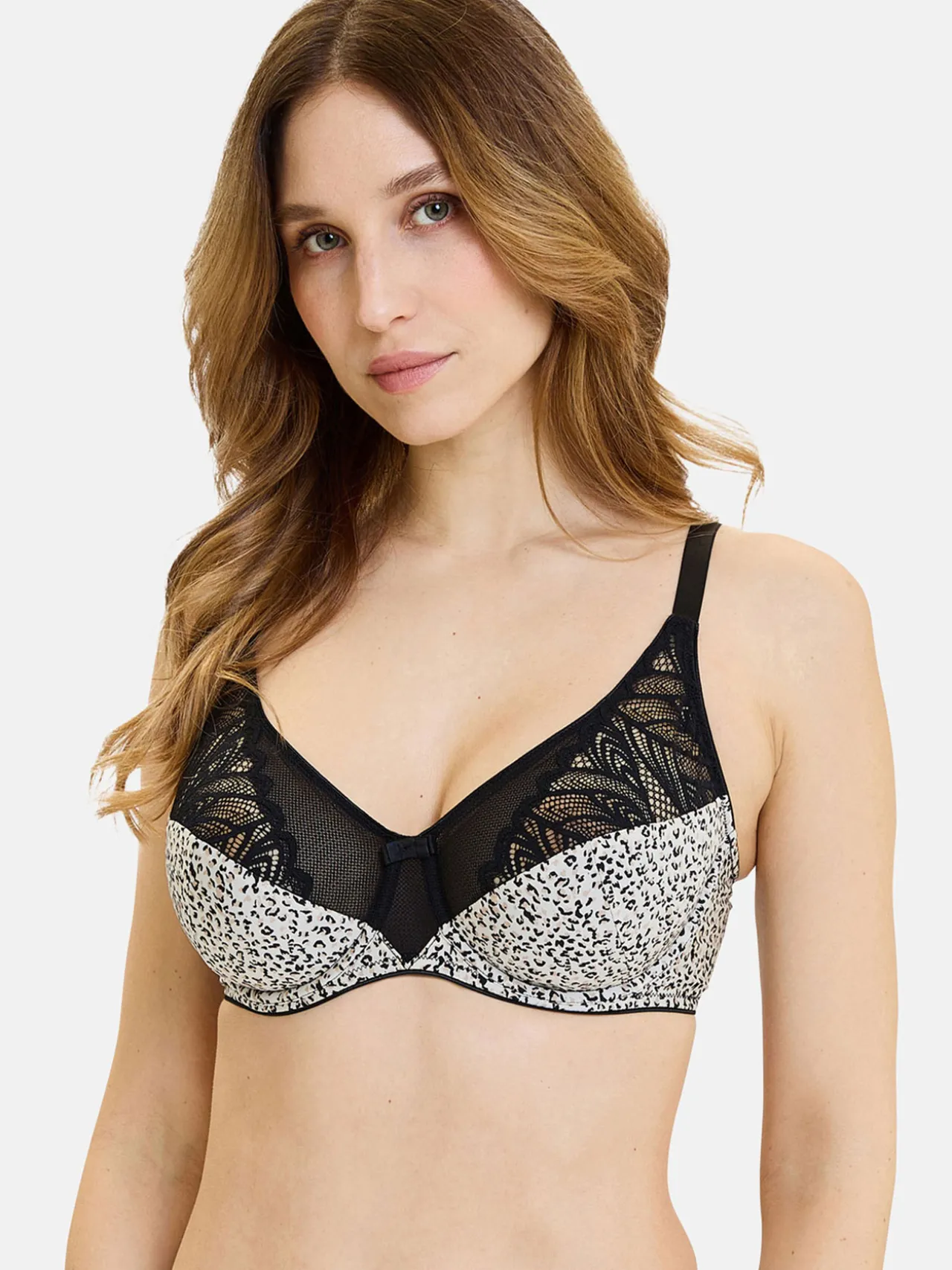 Soutien-gorge à armatures microfibre