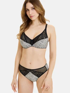 Soutien-gorge à armatures microfibre