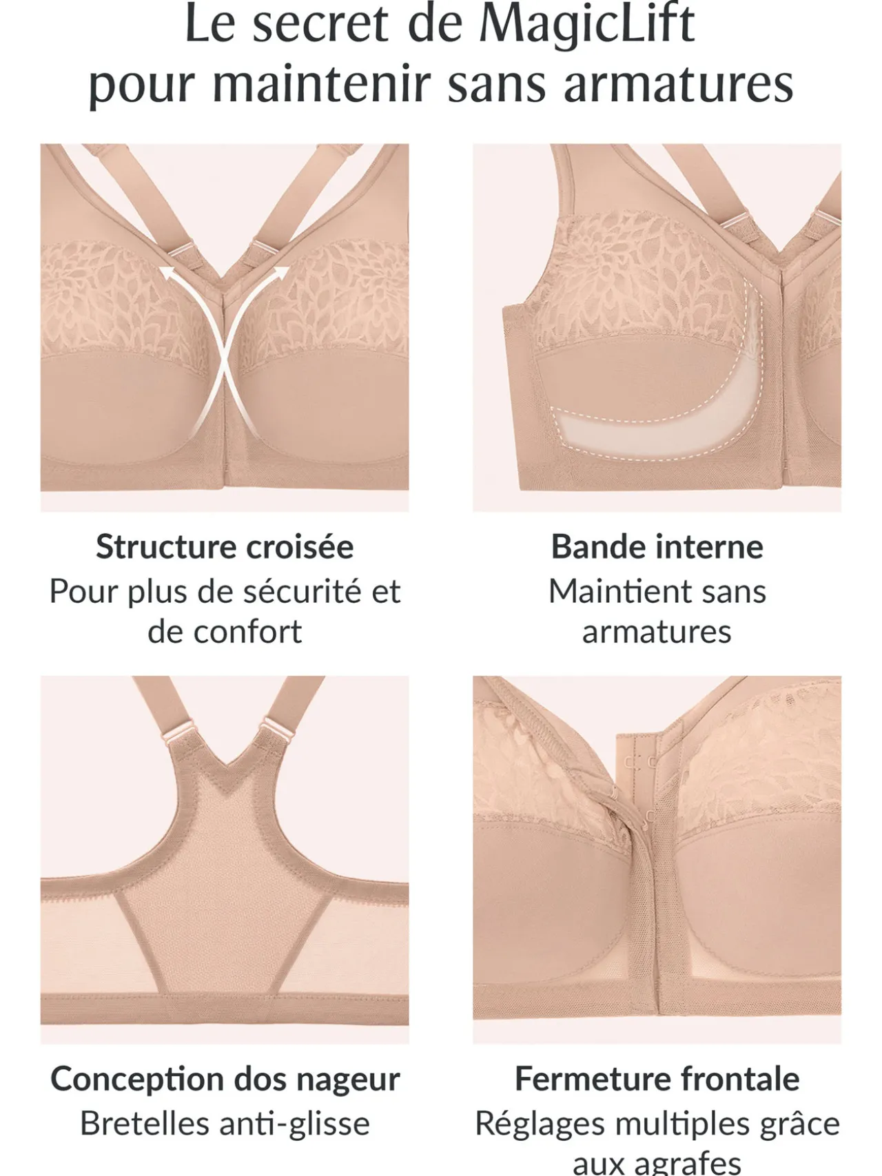 Soutien-gorge MagicLift grandes tailles