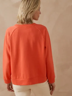 Sweat-shirt brodé en molleton