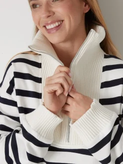 Sweat-shirt col camionneur