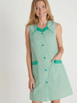 Tablier 3/4 sans manches tout boutonné