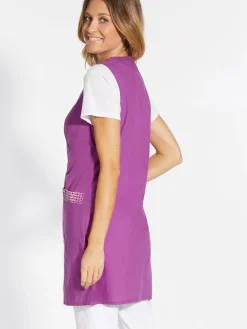 Tablier 3/4 sans manches tout boutonné